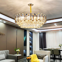 Lampe LED suspendue en cristal K9, design nordique moderne, luminaire décoratif de plafond, idéal pour une Villa, un restaurant, un hôtel ou un appartement