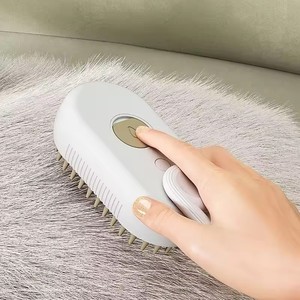 3 in 1 Cat Dog Steamy Brush Steam Brush Electric Sprayer for Massage Pet Grooming Tool Shedding Electric <b>Sprays</b> Massage Combs - Product Image 2