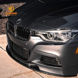 Lame de pare-choc avant en fibre de carbone forgée, protection de voiture, <span class=keywords><strong>BMW</strong></span> série 3 F30 F31 - Product Image 5