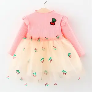 3年长女孩连衣裙秋季舞会阿米莉亚连衣裙工厂销售作为小快速销售商品