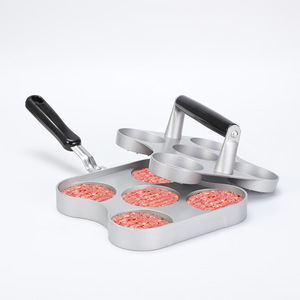Presse à <span class=keywords><strong>hamburger</strong></span> quinaire antiadhésive presse à <span class=keywords><strong>hamburger</strong></span> en aluminium viande boeuf gril presse à <span class=keywords><strong>hamburger</strong></span> moule alimentaire outil de cuisine - Product Image 1