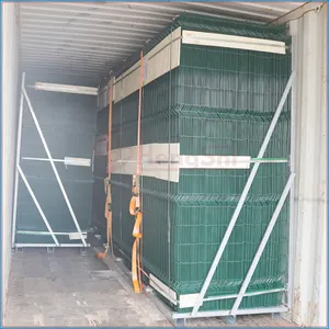 Fidata fabbrica di alta qualità in Pvc rivestito di polvere saldato curvo 3D rete metallica recinzione zincato V pieghevole saldato pannello di recinzione in rete metallica