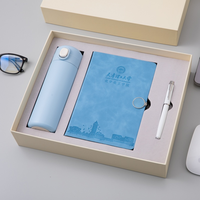 Ensemble cadeau d'entreprise avec logo personnalisé, thermos, bloc-notes à boucle magnétique, stylo signature, OEM, cadeaux promotionnels en gros pour le bureau et les entreprises