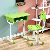Table de bureau pliable bon marché pour ordinateur, ensemble de tables d'étude et de chaises pour enfants
