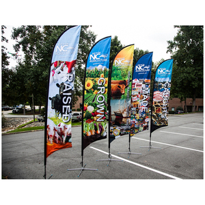 Bandiera a Piuma Personalizzata con Protezione UV, Tessuto Impermeabile, Base Stabile, Design Pieghevole per Eventi all'Aperto, <span class=keywords><strong>Marketing</strong></span> Aziendale e Promozione del Brand - Product Image 5