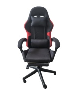 Chaise de jeu pour ordinateur, confortable, prix abordable, pivotante à 360°, réglable en hauteur, avec repose-pieds