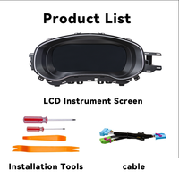 Tableau de bord LCD complet pour Volkswagen Jetta 2011-2014 PQ MQB VW CC Golf Sharan Passat Tiguan Scirocco EOS Écran 10,5"12,3"