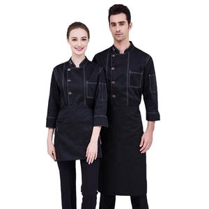 Uniforme <span class=keywords><strong>da</strong></span> cuoco dell'hotel a maniche lunghe uniformi <span class=keywords><strong>da</strong></span> ristorante e <span class=keywords><strong>da</strong></span> Bar abito <span class=keywords><strong>da</strong></span> giacca uniforme <span class=keywords><strong>da</strong></span> cuoco invernale - Product Image 2