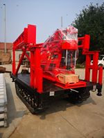 Foreuse hydraulique GK200 de 200 m, moteur diesel, équipement de forage de puits d'eau et d'échantillonnage géologique de roches à 200 m de profondeur