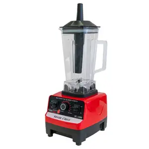 Máquina comercial liquidificador misturador moedor elétrico suco espremedor de alimentos resistente aço inoxidável cozinha pó seco