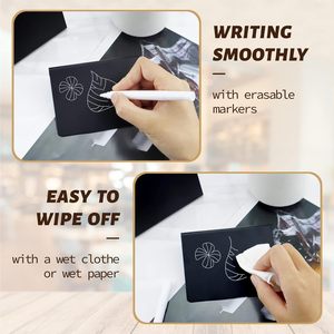 Mini signes de tableau noir en forme de L pour tableau noir petit tableau noir étiquettes alimentaires étiquettes de <span class=keywords><strong>nom</strong></span> craie Tables de buffet de fête - Product Image 5