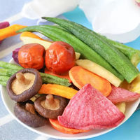 OEM Groothandel Gezonde Snacks Gemengde Groenten Chips Gemengd Fruit en Groente Knapperige Reepjes Gedroogd Fruit Gedroogde Groenten