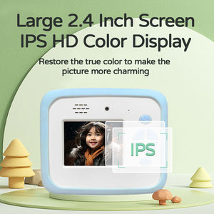 Çocuklar için Sevimli Küçük Anında Baskı Yapan Kamera Mavi Mor Pembe 1080P HD Termal Baskı Fotoğraf Kağıdı Dahil 2.4" Ekran <10x Zoom - Product Image 3