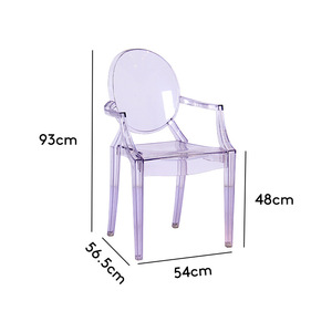 Acrylic Transparent <b>Chair</b> <b>Stackable</b> Dining <b>Chair</b> For Home And <b>Outdoor</b> Use - Product Image 5