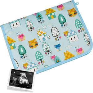 Cubierta de troncos de maternidad con estampado de patrón personalizado con bolsillos transparentes para <span class=keywords><strong>portadocumentos</strong></span> de <span class=keywords><strong>bebé</strong></span> funda para documentos - Product Image 4