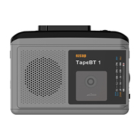 Lecteur de cassettes Bluetooth Ezcap244 TapeBT1 avec radio AM FM, baladeur, haut-parleur intégré, lecteur de cassettes