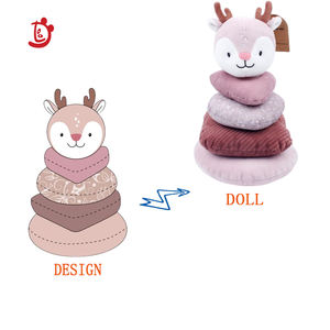 ของเล่นตุ๊กตายัดนุ่นสำหรับเด็กของเล่นแบบซ้อนมือสำหรับฝึกฝนเด็กดีไซน์ใหม่ไม่เหมือนใคร - Product Image 3