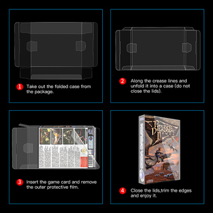 Trò Chơi Hộp Bảo Vệ Rõ Ràng Pet Trường Hợp Đối Với Sega <span class=keywords><strong>Saturn</strong></span> Slim Cib Trò Chơi Lưu Trữ Bảo Vệ Bộ Sưu Tập Hiển Thị Hộp Tay Áo - Product Image 4