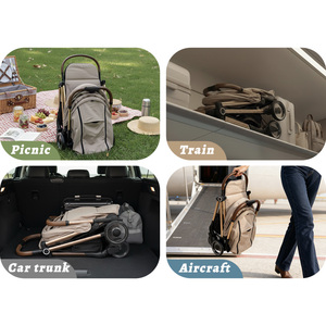 Poussette légère et compacte pour bébé, pliage en un clic, chariot pour bébé, poussette pour enfants de 0 à 36 mois - Product Image 3