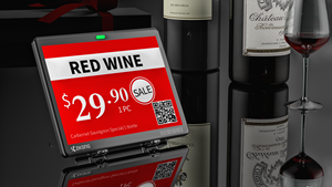 Zkong 5.8 inch ESL điện tử Kệ nhãn BLE Wi-Fi NFC E-ink hiển thị giá thẻ cho nhà bán lẻ của EAS hệ thống - Product Image 6