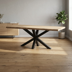 Industrial Farmhouse Vintage Spider <b>Leg</b> Console <b>Table</b> Home Hall Villa Iron Metal Mango Wood Antique India Living Room Furniture - Product Image 3