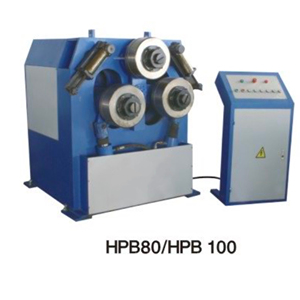 Máquina dobradeira hidráulica HPB 55 de 3 rolos para perfis