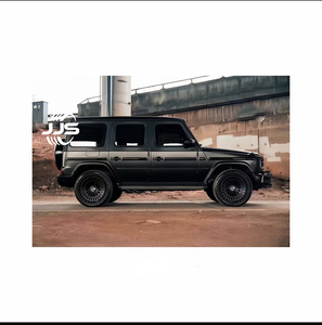 JJSEES Nouvelles jantes en alliage forgées concaves profondes 18-22 pouces, noires, tout-terrain, pour Mercedes Classe G G500 <span class=keywords><strong>AMG</strong></span> G63 - Product Image 6