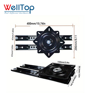 Welltop New Arrival đồ nội thất phần cứng Telescopic xoay Bảng trượt đường sắt cơ chế cán đảo bếp kéo ra mở rộng - Product Image 2
