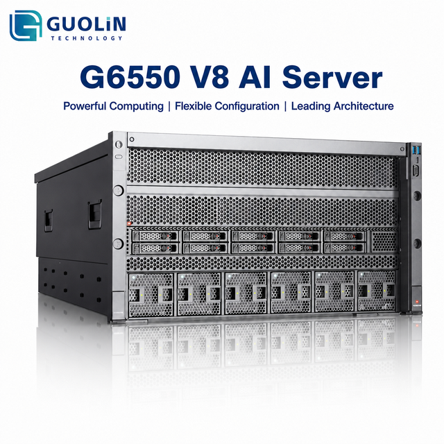 XFUSION AI Model Training Server | FusionServer G6550 V8 | 10x GPU Ready | Dual AMD Turin 9005 | 6U | 3-Year Original Stock