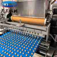 Machine entièrement automatique pour la fabrication de biscuits fourrés, machine à biscuits garnis