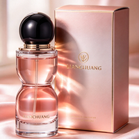 Flacon de parfum en verre personnalisé unique, atomiseurs de parfum, flacon vaporisateur avec bouchon magnétique, emballage et bouchons de flacon