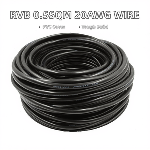 RVB ، متر مربع خالي من الأكسجين من كلوريد البولي فينيل معزول ROHS لكابل الطاقة المسطح المعتمد - Product Image 2