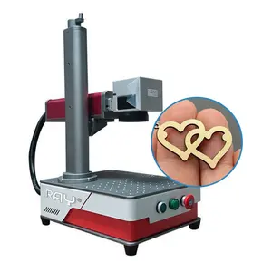 20W 30W 50W 100W Jpt Fiber Laser Bron En Roestvrij Staal Laser Markering Machine Voor Label Logo Toetsenbord