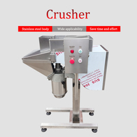 Kruimelmachine voor lente-uien, gember, oesterzwammen, kipfilet, sojabonen, sesamzaadjes en diverse groenten en fruit.