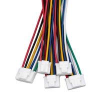 Câble de connexion HY2.0mm avec connecteurs de ligne à pas de 2.0MM, à tête simple ou double, colorés, 2P 3P 4P 5P 6P-12 broches, 10 pièces/sac