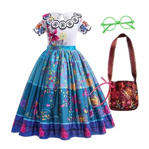 Costume de princesse Mirabel de la <span class=keywords><strong>famille</strong></span> Madrigal de <span class=keywords><strong>Encanto</strong></span> pour enfants, carnaval d'Halloween, DISP-012 - Product Image 6