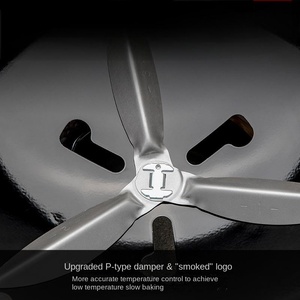 Hot Sale Outdoor <b>Camping</b> Garden Black Kettle Outdoor Charcoal Barbecue grill - Product Image 5