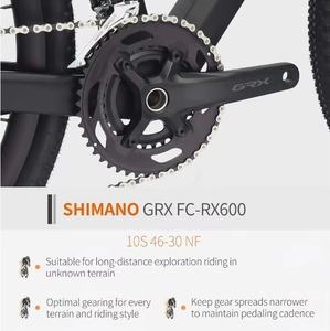 Bicicleta de carretera de carbono <span class=keywords><strong>SAVA</strong></span> Gravel 700*40 T800 cuadro de carbono 20 velocidades Bicicleta fábrica al por mayor - Product Image 4