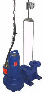 Bomba sumergible de hierro fundido de una etapa Amarex CN para OEM bajo, de conexión directa, con instalación fija o móvil, para aguas residuales - Product Image 6