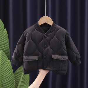 Bộ đồ thu đông bé trai dày dặn ấm áp chất liệu <span class=keywords><strong>cotton</strong></span> hai mảnh bán buôn quần áo trẻ em - Product Image 4