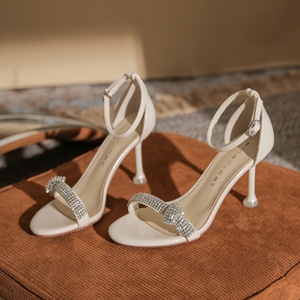 Zapatos de Plataforma con Tacón Alto y Punta Abierta para Mujer, Talla Grande, Tacón Grueso, Correa con Hebilla, Transpirables, Antideslizantes - Product Image 2