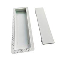Rejilla de Ventilación Oculta de Metal para Pared, Rejilla de Salida de Aire Empotrada para HVAC en Edificios