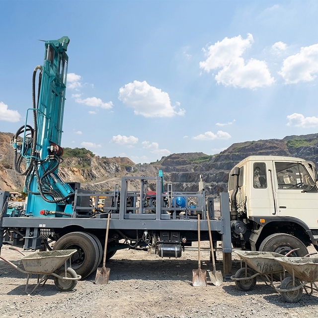 1000m Deep Well Truck Mounted Drilling Machine High Torque for Africa & Middle East Geology
