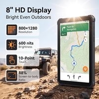 Tablette robuste de 8 pouces avec une luminosité allant jusqu'à 600 nits pour une visualisation claire dans les environnements lumineux, Android 14, 128 Go de stockage