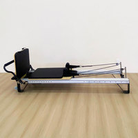 Machine de Pilates Reformer Professionnelle Ajustable et Portable en Alliage d'Aluminium pour la Gym et l'Utilisation en Studio