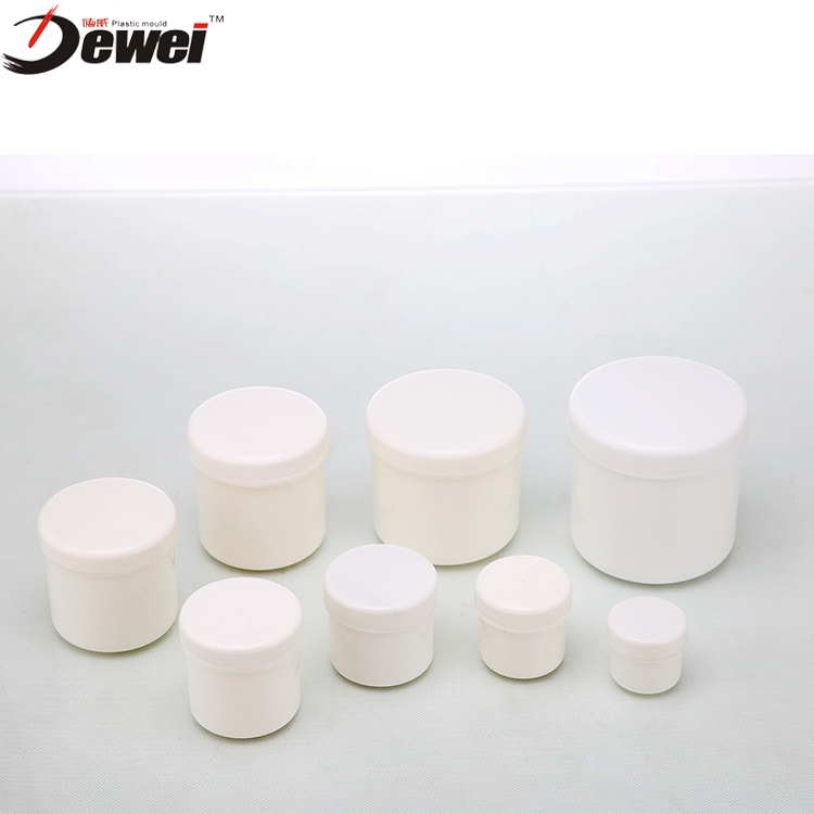 Simple Design White Plastic Ointment Jars Plastic pp Ointment Jar Plastic Jar