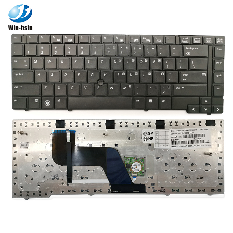 100% новая клавиатура для ноутбука HP 8440P 8440W 6440B 6450B 6445B 6455B 8460P 8440 серии, английская клавиатура для ноутбука