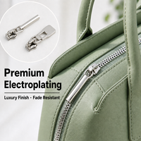 Tirette de fermeture éclair en métal personnalisée, remplacement adapté pour # Kit de réparation et accessoires pour sacs à main et pochettes avec fermetures éclair à 5 dents