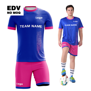Maillot de football personnalisé pour hommes et enfants, anti-plis, en polyester, uniforme de football en gros - Product Image 2