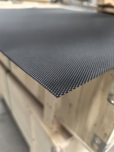 Venta Directa de Fábrica, Lámina de Malla de Aluminio con Recubrimiento en Polvo DVA de Visión Unidireccional para Puertas de Seguridad - Product Image 2